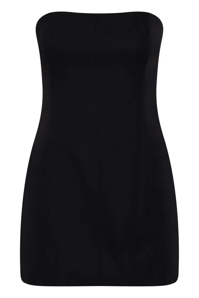 Meshki Mini Dresses Maci Crepe Mini Dress 8211 Black Black 8211 Women