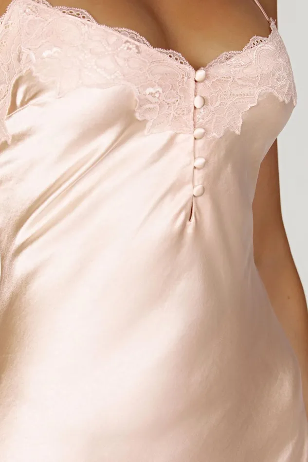 Meshki Mini Dresses Vesta Lace Satin Dress 8211 Apricot Apricot 8211 Women
