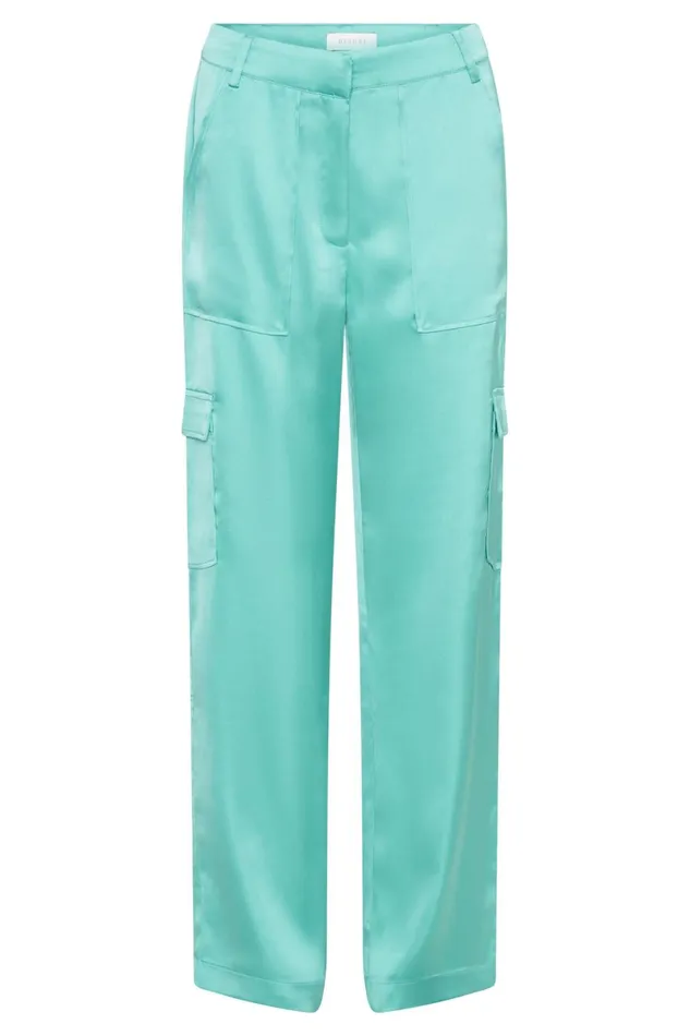 Meshki Pants Amaya Satin Cargo Pant 8211 Mint Mint 8211 Women Meshki Pants Amaya Satin Cargo Pant 8211 Mint Mint 8211 Women