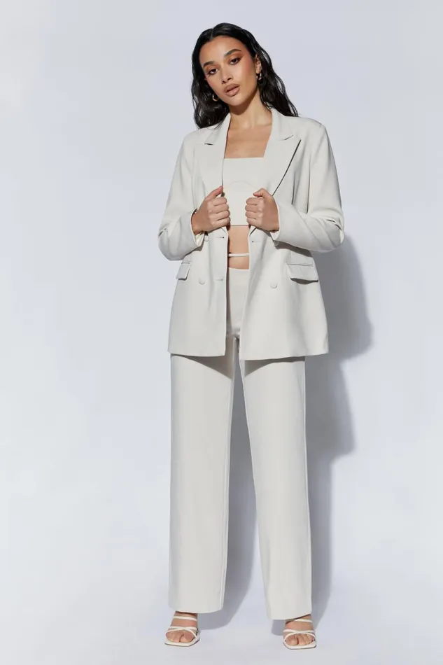 Meshki Pants Bahar Mid Rise Wide Leg Strap Pant 8211 Wheat Wheat 8211 Women Meshki Pants Bahar Mid Rise Wide Leg Strap Pant 8211 Wheat Wheat 8211 Women