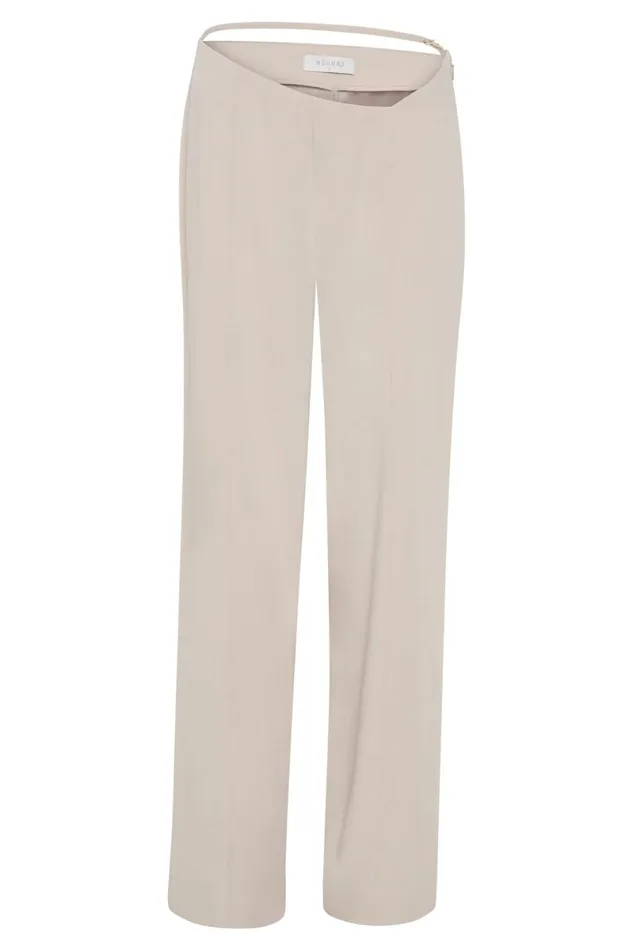 Meshki Pants Bahar Mid Rise Wide Leg Strap Pant 8211 Wheat Wheat 8211 Women Meshki Pants Bahar Mid Rise Wide Leg Strap Pant 8211 Wheat Wheat 8211 Women