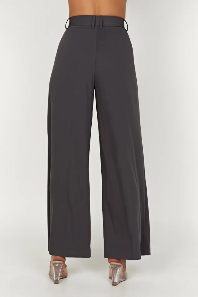 Meshki Pants Jemima Straight Leg Pants 8211 Charcoal Charcoal 8211 Women