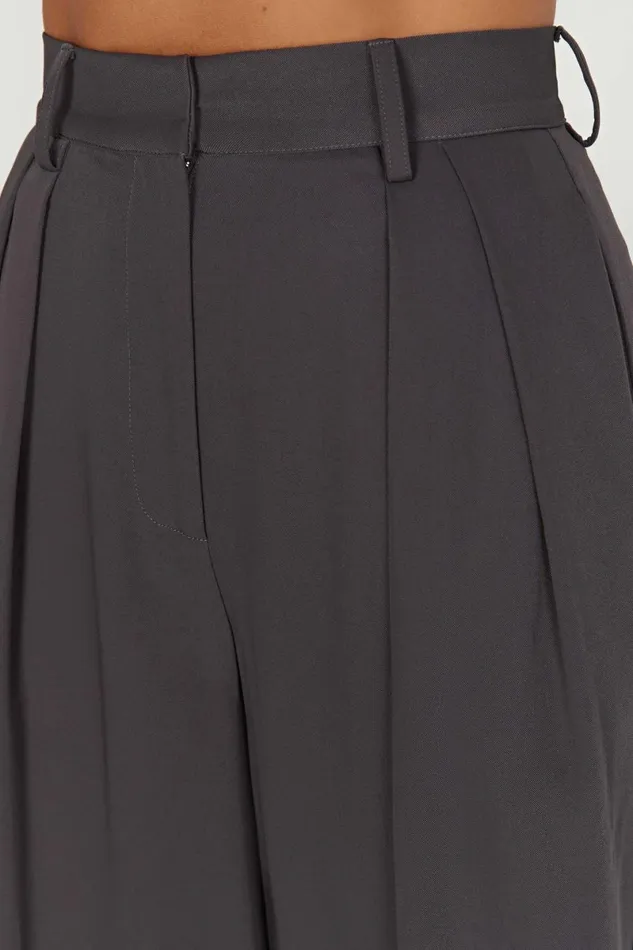 Meshki Pants Jemima Straight Leg Pants 8211 Charcoal Charcoal 8211 Women
