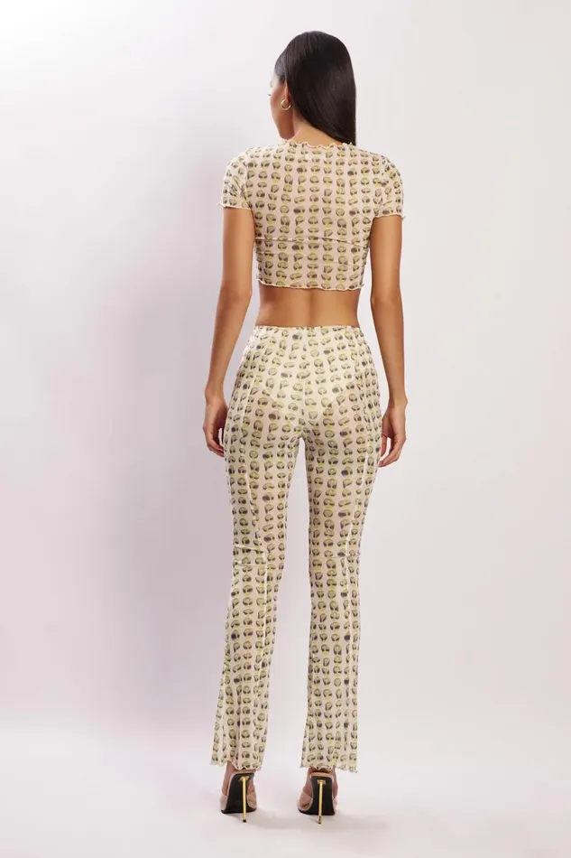Meshki Pants Nora Mesh Straight Leg Pant 8211 Alien Print Alien Print 8211 Women Meshki Pants Nora Mesh Straight Leg Pant 8211 Alien Print Alien Print 8211 Women