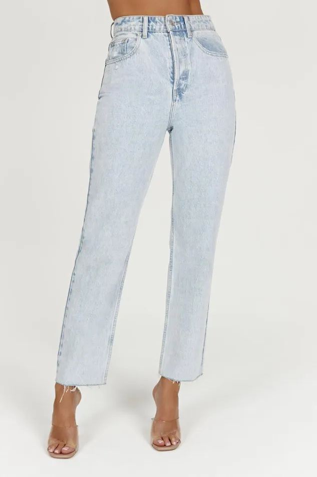 Meshki Pants Tina Mom Jean 8211 Light Blue Lightblue 8211 Women