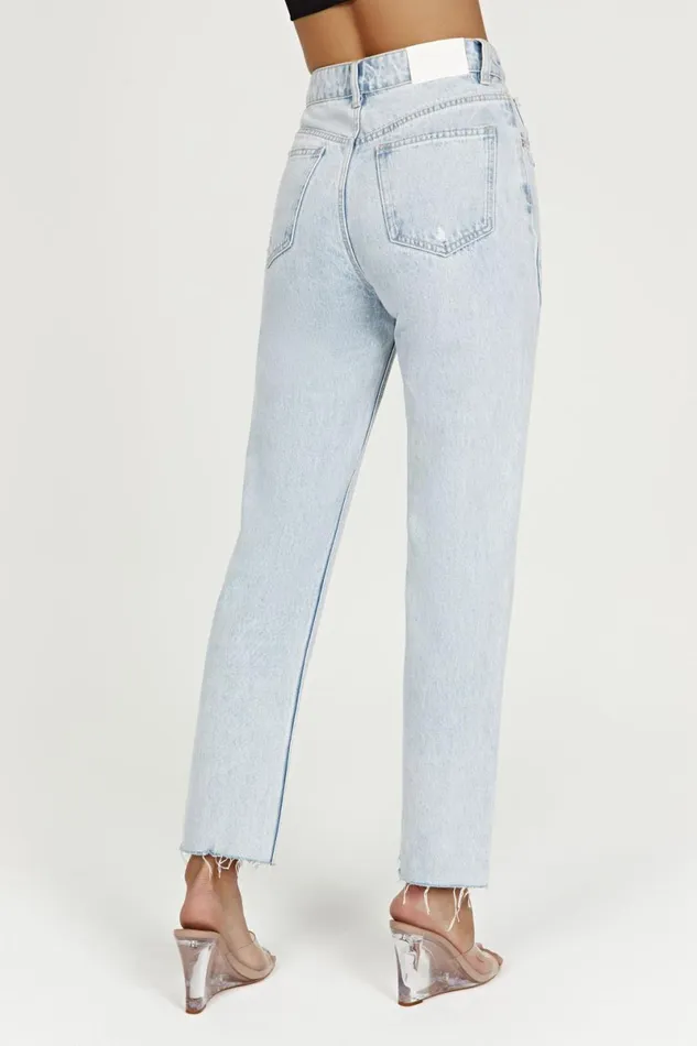 Meshki Pants Tina Mom Jean 8211 Light Blue Lightblue 8211 Women