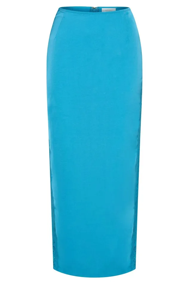 Meshki Skirts Bellamy Lace Maxi Skirt 8211 Aquamarine Aquamarine 8211 Women Meshki Skirts Bellamy Lace Maxi Skirt 8211 Aquamarine Aquamarine 8211 Women