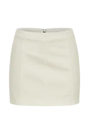Meshki Skirts Hollis Denim Mini Skirt 8211 Ecru Ecru 8211 Women