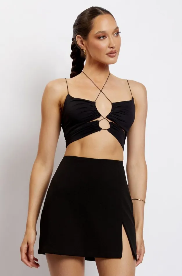 Meshki Skirts Romee Mini Skirt 8211 Black Black 8211 Women