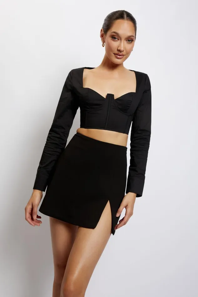 Meshki Skirts Romee Mini Skirt 8211 Black Black 8211 Women