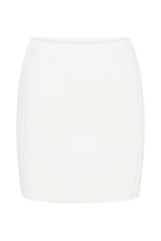 Meshki Skirts Shiloh Low Rise Knit Mini Skirt 8211 Off White Offwhite 8211 Women