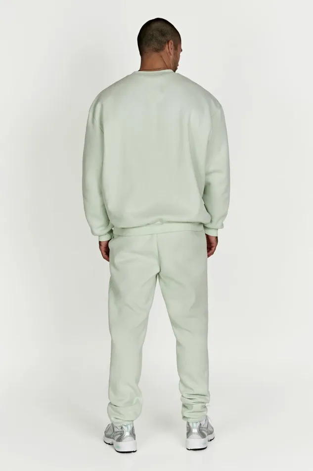 Meshki Sweaters and Hoodies Phoenix Oversized Unisex Crewneck Jumper 8211 Light Sage Lightsage 8211 Women