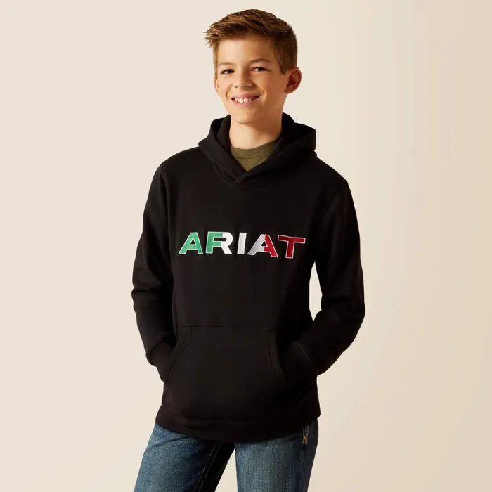 Mexico Hoodie Black Kids Ariat Sweatshirts and Hoodies