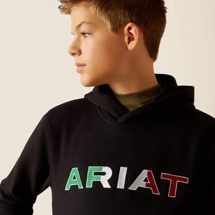 Mexico Hoodie Black Kids Ariat Sweatshirts and Hoodies