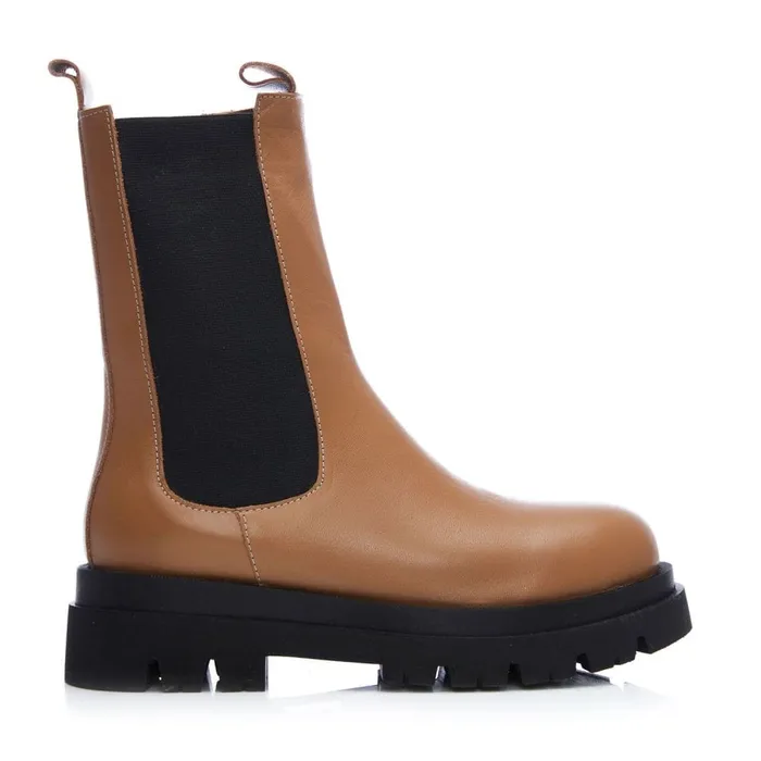 MidCalf Boots Women Moda In Pelle Bsoleful BPuncher Tan Leather