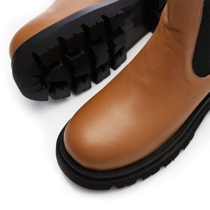 MidCalf Boots Women Moda In Pelle Bsoleful BPuncher Tan Leather