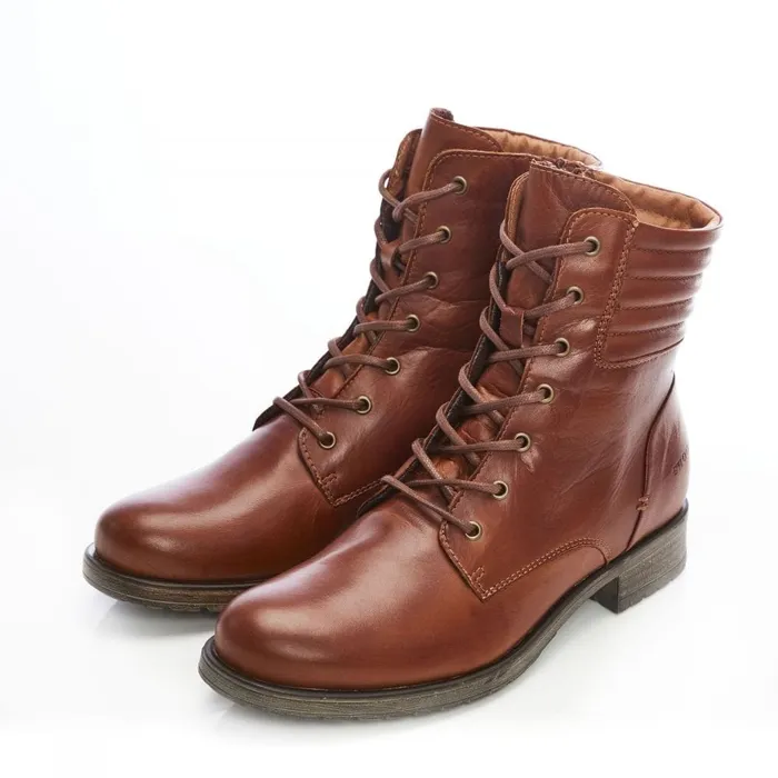 MidCalf Boots Women Moda In Pelle Shoon Sh Aello Tan Leather