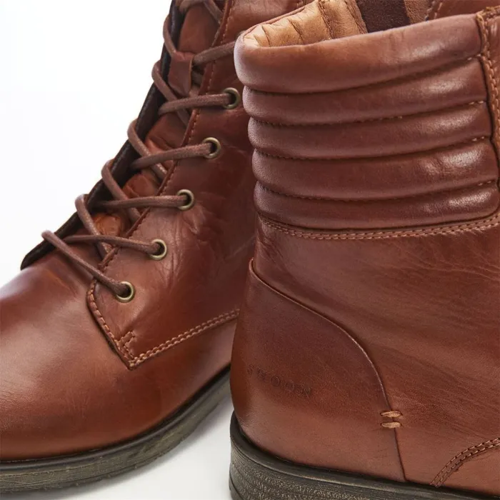 MidCalf Boots Women Moda In Pelle Shoon Sh Aello Tan Leather