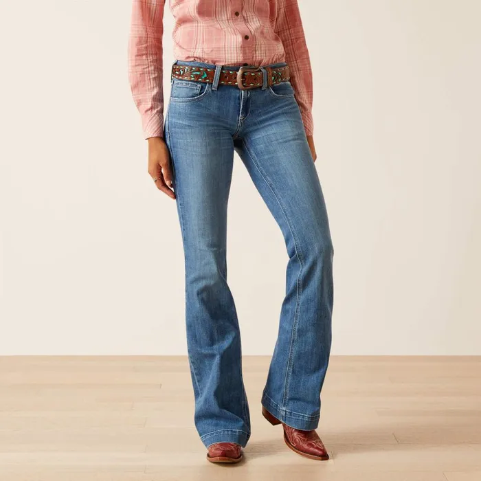 Mid Rise Leila Trouser Minnesota Women Ariat Denim