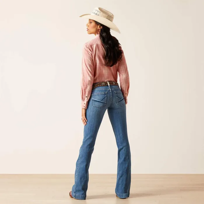 Mid Rise Leila Trouser Minnesota Women Ariat Denim Mid Rise Leila Trouser Minnesota Women Ariat Denim