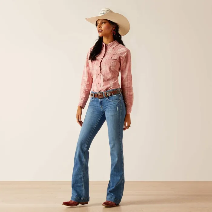 Mid Rise Leila Trouser Minnesota Women Ariat Denim Mid Rise Leila Trouser Minnesota Women Ariat Denim