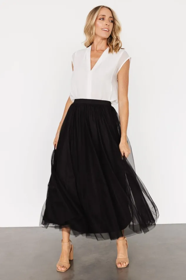 Mila Tulle Skirt Black Women Baltic Born Tulle Styles Mila Tulle Skirt Black Women Baltic Born Tulle Styles