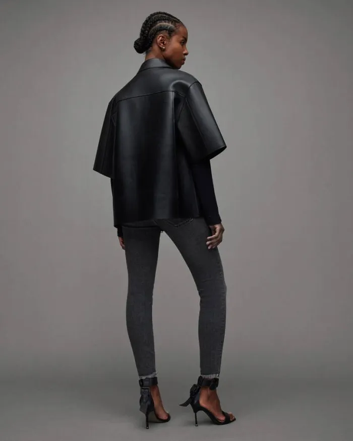 Miller MidRise Stretch Push Up Skinny Jeans Washed Black Women AllSaints Pants and Leggings Miller MidRise Stretch Push Up Skinny Jeans Washed Black Women AllSaints Pants and Leggings