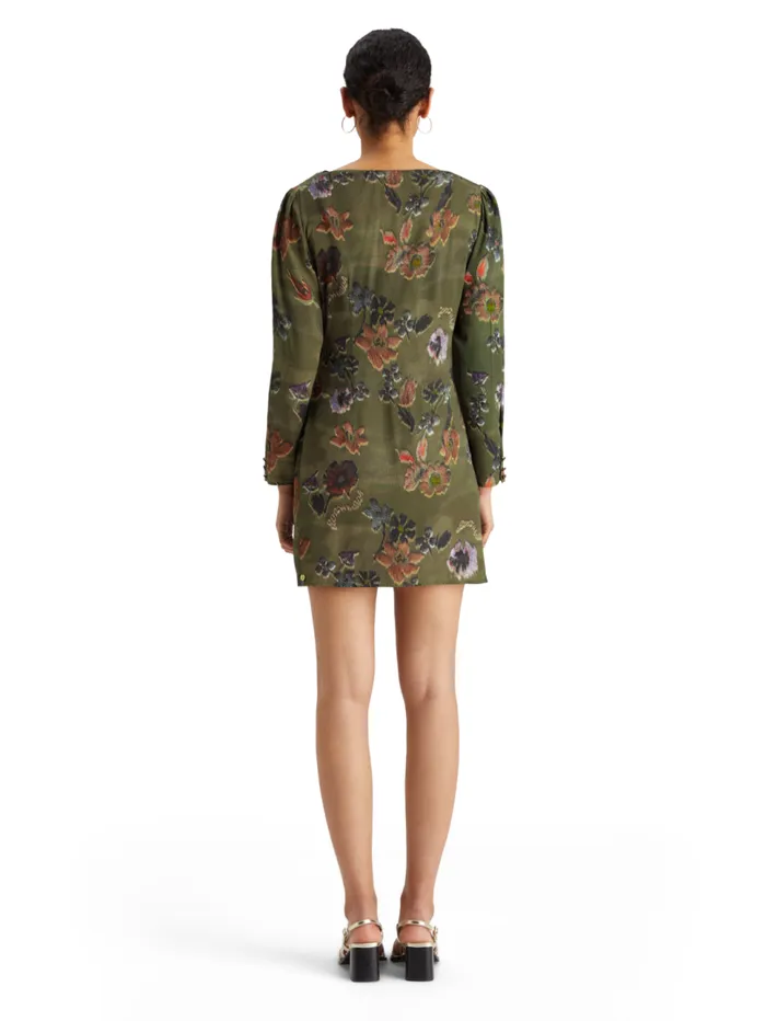 Mini Viscose Jacquard Wrap Dress Poetry Tapestry Military Women Scotch and Soda Dresses and Jumpsuits Mini Viscose Jacquard Wrap Dress Poetry Tapestry Military Women Scotch and Soda Dresses and Jumpsuits