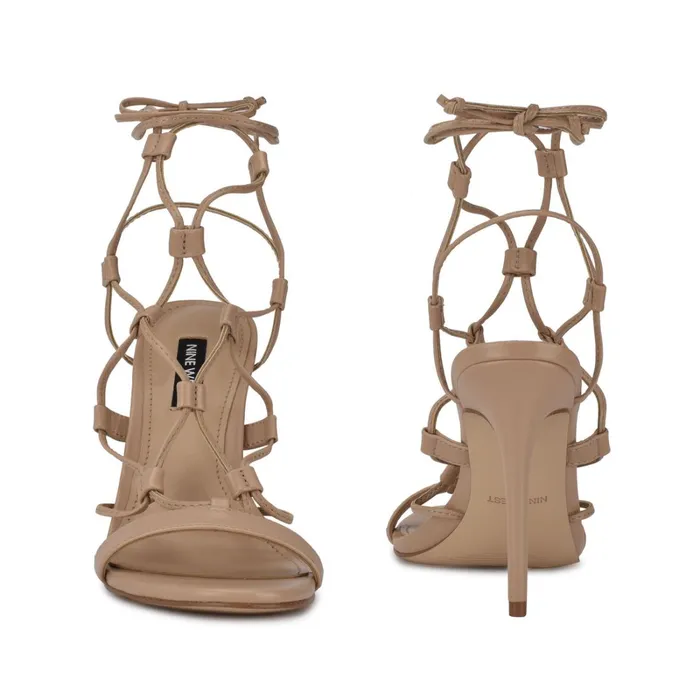 Mix Ankle Wrap Sandals Warm Blush Women Nine West Dress Mix Ankle Wrap Sandals Warm Blush Women Nine West Dress