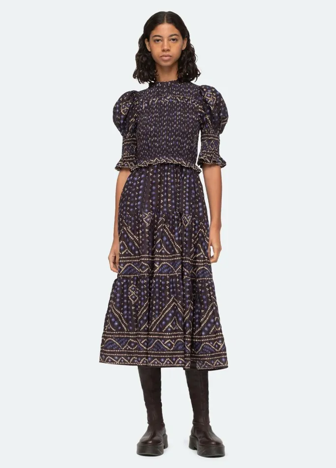 Mommy and Me Women Sea New York Delphine Dress Blue