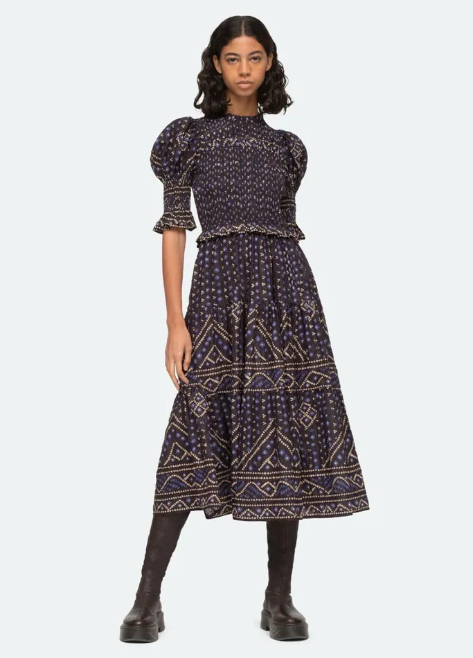 Mommy and Me Women Sea New York Delphine Dress Blue