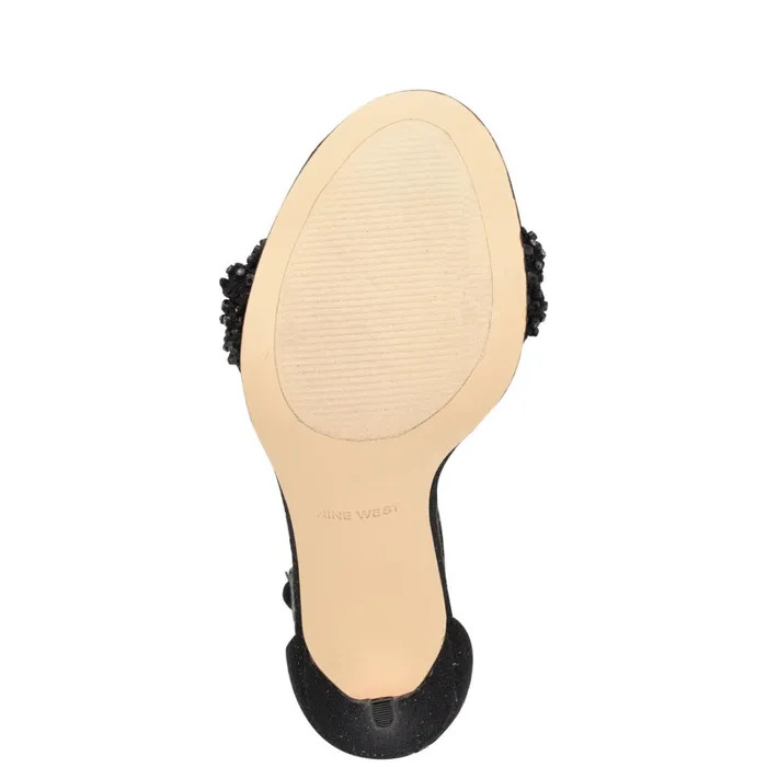 Morelov Heeled Sandals Black Crystal Women Nine West Dress Morelov Heeled Sandals Black Crystal Women Nine West Dress