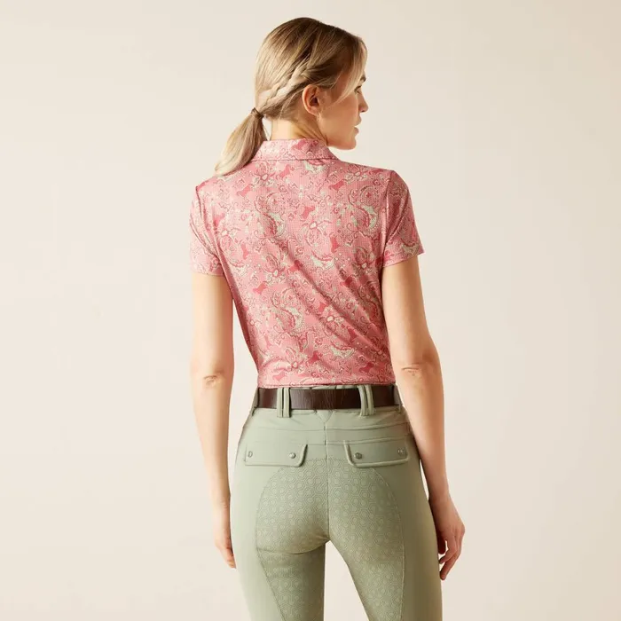 Motif Polo Rose Baroque Horse Women Ariat TShirts and Tops
