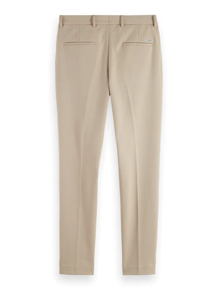 Mott Jersey Slim Fit Chino Parchment Melange Men Scotch and Soda Pants