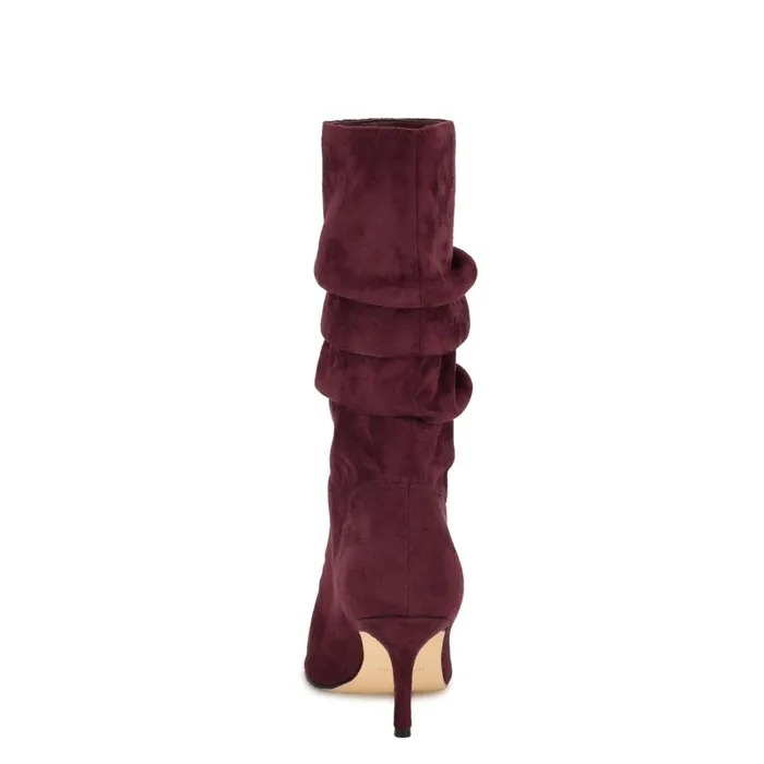 Mycki Dress Boots Dark Red Women Nine West Boots and Booties Mycki Dress Boots Dark Red Women Nine West Boots and Booties