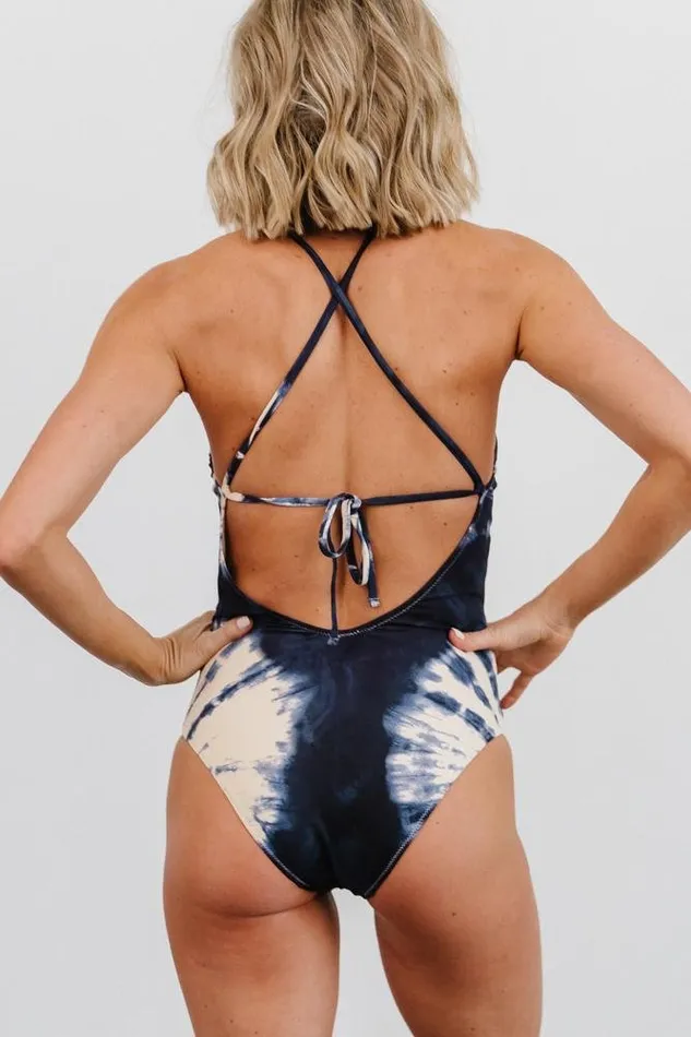 Mykonos One Piece Blue Tie Dye Women Baltic Born One Piece Mykonos One Piece Blue Tie Dye Women Baltic Born One Piece