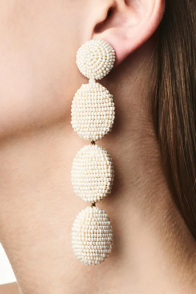 Natalie Earrings 8211 Smooth Beads Women Sachin and Babi Earrings