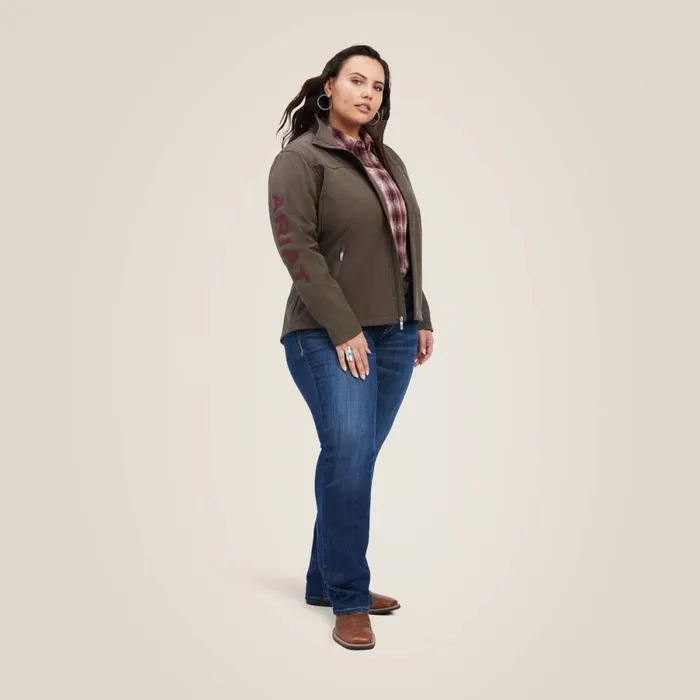 New Team Softshell Jacket Banyan Bark Heather Women Ariat Jackets and Vests New Team Softshell Jacket Banyan Bark Heather Women Ariat Jackets and Vests