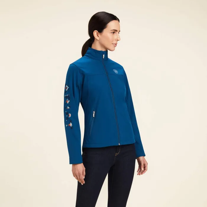 New Team Softshell Jacket Hydranight Sky Blanket Women Ariat Jackets and Vests