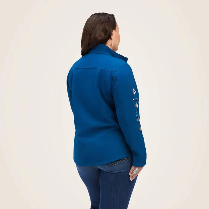 New Team Softshell Jacket Hydranight Sky Blanket Women Ariat Jackets and Vests New Team Softshell Jacket Hydranight Sky Blanket Women Ariat Jackets and Vests