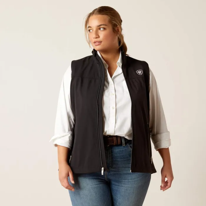 New Team Softshell Vest Black Women Ariat Jackets and Vests New Team Softshell Vest Black Women Ariat Jackets and Vests