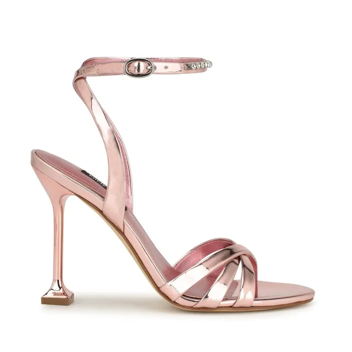 Noras Dress Sandals Medium Pink Women Nine West Dress