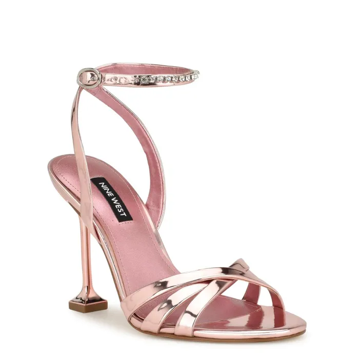 Noras Dress Sandals Medium Pink Women Nine West Dress Noras Dress Sandals Medium Pink Women Nine West Dress