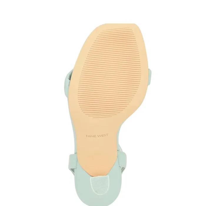 Nyra Ankle Strap Sandals Light Green Women Nine West Dress Nyra Ankle Strap Sandals Light Green Women Nine West Dress