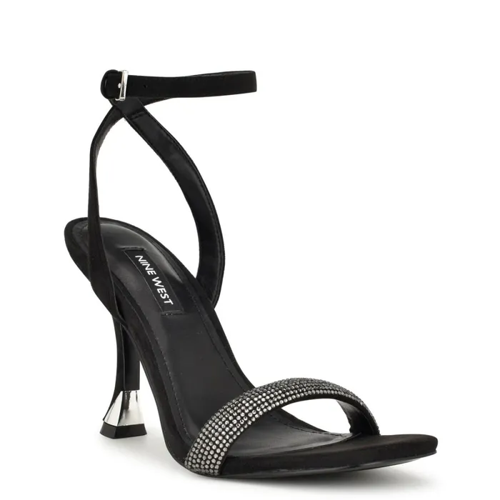 Nyrah Ankle Strap Sandals Black Women Nine West Sandals Nyrah Ankle Strap Sandals Black Women Nine West Sandals