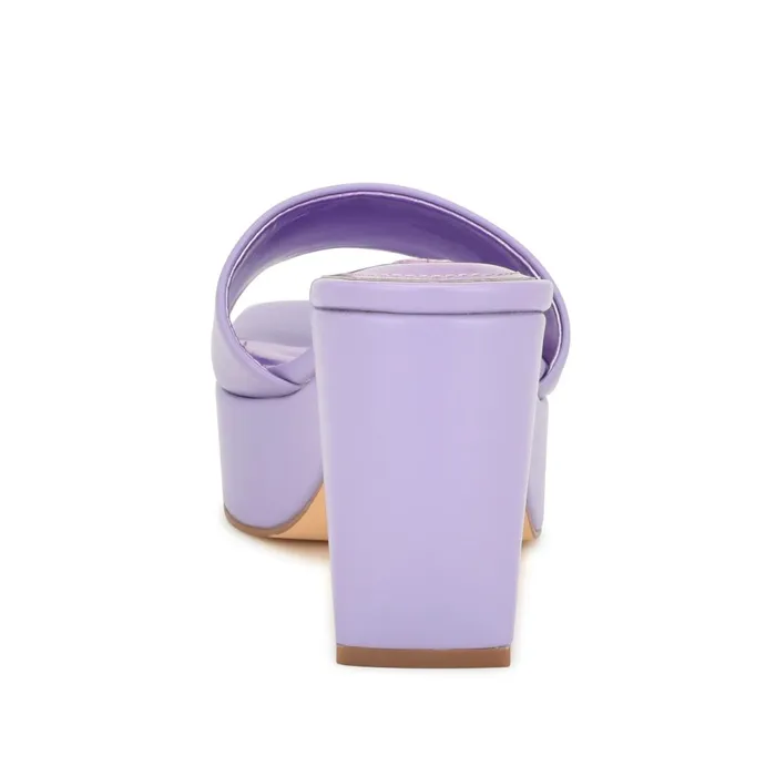 Oklee Platform Slide Sandals Lilac Women Nine West Casual
