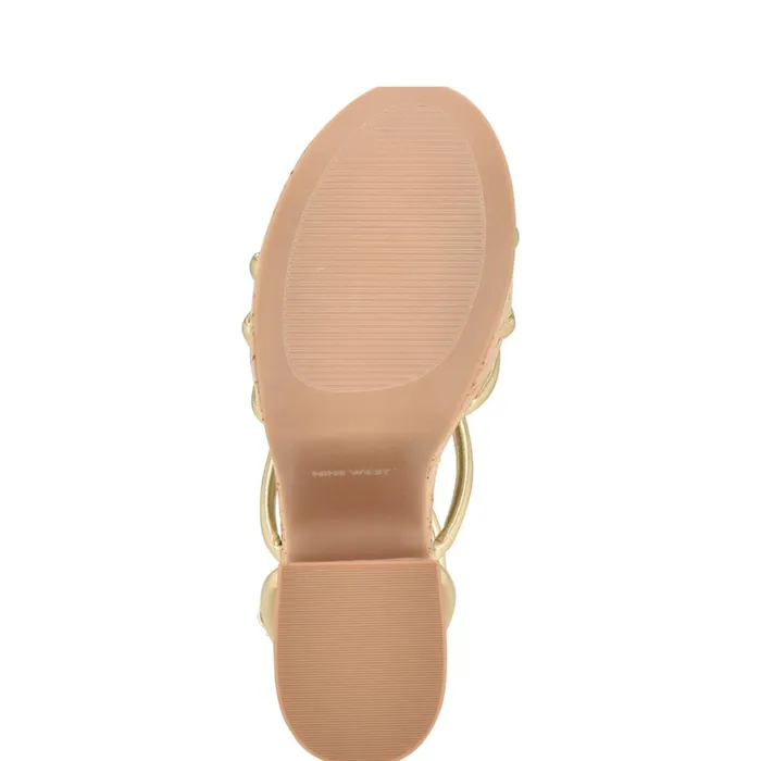 Olander Knotted Platform Sandals Platino Women Nine West Sandals Olander Knotted Platform Sandals Platino Women Nine West Sandals