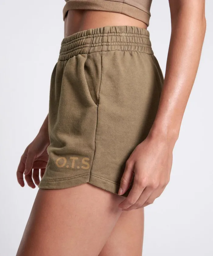 One Teaspoon Bottoms OTS HIGH WAIST HUSTLE SHORTS KHAKI 8211 Women One Teaspoon Bottoms OTS HIGH WAIST HUSTLE SHORTS KHAKI 8211 Women
