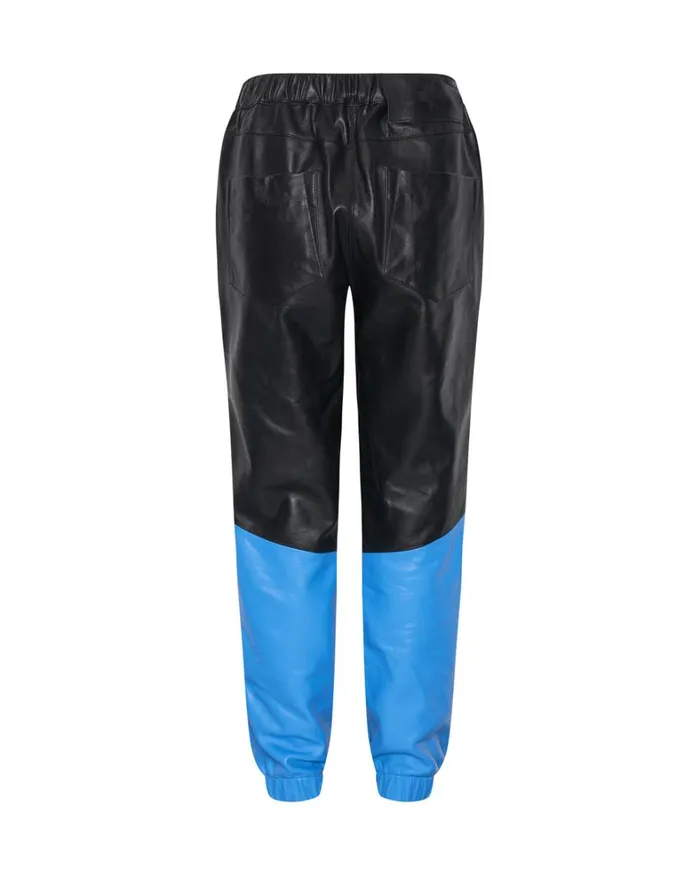 One Teaspoon Bottoms STAND BY LEATHER TRACK PANTS 8211 Women One Teaspoon Bottoms STAND BY LEATHER TRACK PANTS 8211 Women