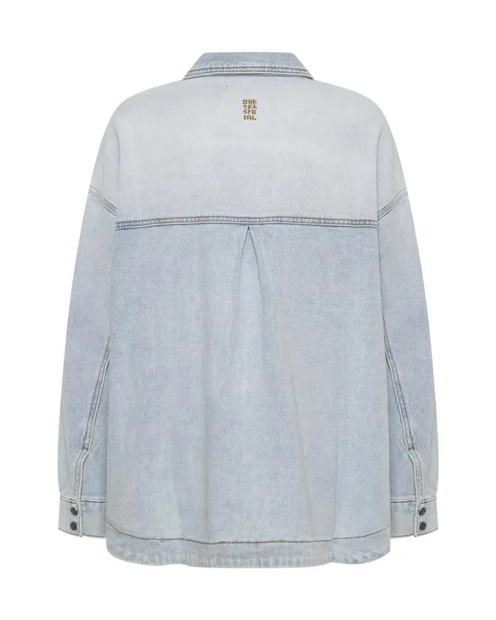 One Teaspoon Denim Jackets HUSTLER LONGLINE DENIM JACKET 8211 Women